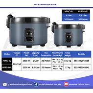 HOMELUX COMMERCIAL ELECTRIC RICE COOKER AND WARMER HPRC-6L / HPRC-86L/Homelux 6 Litres Rice Cooker/W