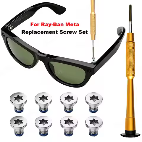 Replacement Screwdriver and Screw Set for Ray-Ban Meta Wayfarer/Skyler/Headliner Gen 2&Oakley Meta H