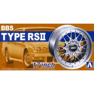 Car Model 1/24 Aoshima 17 Inch Wheel - BBS RS II Plamo Modelkit Sport Rims