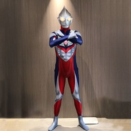 Kostum Ultraman Dewasa dan Kostum Halloween Cosplay Pria Bodysuit Anak Laki -Laki