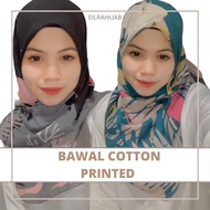 Tudung Bawal Cotton Printed Bidang 45 ( Aisyah Exclusive )