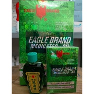 EAGLE BRAND MEDICATED OIL Singapore  24ml 12 bottles chai dầu Singapore