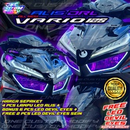 LAMPU ALIS LED VARIO 125 NEW 2022 2023 BONUS DEVIL DEMON EYES VARIASI LAMPU LIS LIST DEPAN VARIO NEW