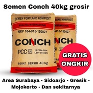 Semen Conch 40kg Original Grosir Area Surabaya Dan Sekitarnya