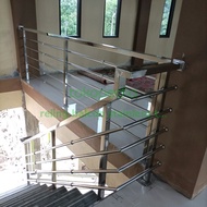 pagar tangga balkon stainless minimalis
