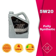 Lexus Engine Oil Fully Synthetic 5W20 4L Motor Oil Toyota FSN5W204LEXUS