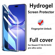 6pcs*Film For Xiaomi F7 F6 Screen Protector F5 F4 F3 pro GT ultra Full cover matte Hydrogel soft Scr