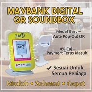 Maybank Soundbox MAE Soundbox Digital QR Soundbox | QRPay Biz