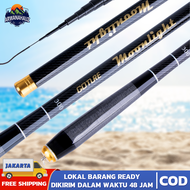 Pancing Portable Mini Keras Karbon Tinggi Penangkapan Tongkat pancing Untuk Ikan Mas Perch/Joran Tegek Fishing Rod Carbon 3.6m 4.5m/Serat Karbon Teleskopik Super Keras Ultra Ringan Ikan Mas Joran Pancing/joran tegek super kuat 10kg/tegek high carbon