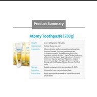 ATOMY TOOTHPASTE (ubat gigi atomy)