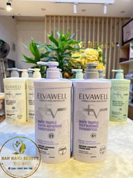 Dầu gội xả Elvawell phục hồi kiềm dầu trị gầu siêu mềm mượt