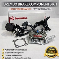 RXZ LC V8 Brembo GP4 mini Caliper Set Combo Siap Master Pump KTM Ori Brembo RXZ LC135 V8 Front Set R