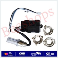 PROMOSI HID MOTOR 4300K 6000K 8000K LAMPU DEPAN XENON UNIVERSAL H4 H6 12V ORI SELAMAT DATANG DI TOKO