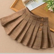 chân váy xếp ly bé gái hàng cúc CV008