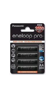 Panasonic Eneloop Pro 2A 2550mAH 1.2V NiMH 高輸出 充電電池