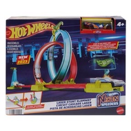 Hot Wheels Neon Speeders Laser Stunt Slamway