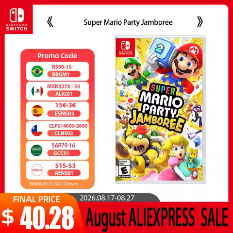 Nintendo Switch Super Mario Party Jamboree Game Deals Physical for OLED Switch Lite Switch Game Card