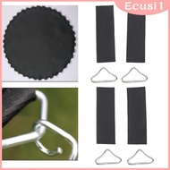 [Ecusi] 4Pcs Trampoline Net Buckles Spring Buckles V Shaped Rings for Kids Trampoline