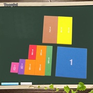 Tooyful 51Pcs Fraction Blocks Math Materials Easy and Fun for Kid Montessori Toys