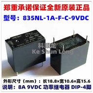 NewOriginal 9VDC 8A Power Relay 835NL-1A-F-C 835NL-1A-B-C 835NL-1A-F-C-9VDC 835NL-1A-F-C-DC9V 835NL-