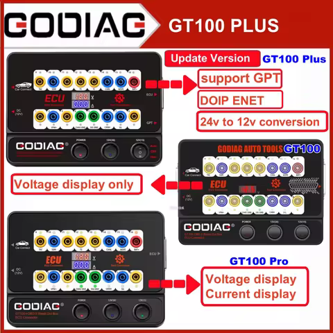 GODIAG Professional GT100 Plus GPT ENET DOIP OBD2 Breakout Box for BMW VW ECU Programming Key Progra