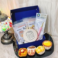港式美食 俄羅斯刺繡 戳戳繡 胸針 扣針 材料包