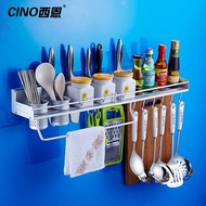 Space aluminium pendant kitchen kitchenware metal wall-mounted racks kitchen rack tool storage rack