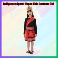 Indigenous Igorot Ifugao Kids Costume Girl Party Dress Up Outfit For Halloween Christmas