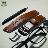🇭🇰 包郵 ✅ Full Grain 牛皮錶帶錶帶 Leather Straps Bands - Rolex Tag Panerai Omega IWC Tudor Seiko Moon Swatch 20mm 21mm 22mm 23mm 24mm by PRIMRIA