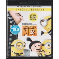 4K BLURAY : DESPICABLE ME 3 (  4K BLURAY + NORMAL BLURAY )