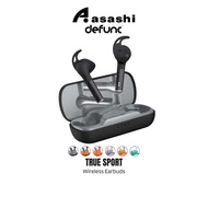 DEFUNC True Sport Wireless Earbuds With Charging Case | Waterproof Earphone Special Design For Sport