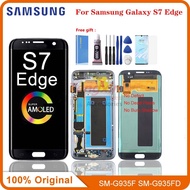 5.5"; Original AMOLED For Samsung Galaxy S7 edge LCD G935F G935FD Display Touch Screen Digitizer Gal