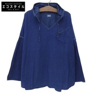 Porter Classic 男士靛藍棉質 Sashidot 抽繩雙面連帽衫（成色極佳）4 碼（金澤店獨家）