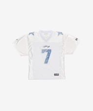 Street Style Football Jersey Number 7 Loose Fit Sport Short Sleeve T-Shirt Versatile Casual V-Neck R