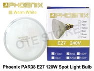 Phoenix PAR38 E27 80W / 120W AC240V Spot Light Bulb (Red / Blue / Yellow / Frosted )