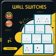 Wall Socket 13A 15A Plug Switch Socket Power Plug Light Switch Soket Plug Suis Soket Lampu T&J