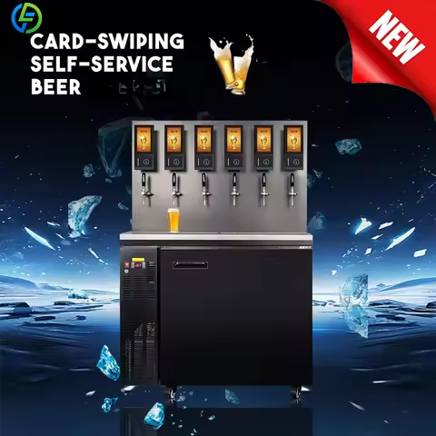 Cashless Card Payment for Beer Vending Machines Automated Draft Beer Dispenser Fresh Cold Beer Vendi