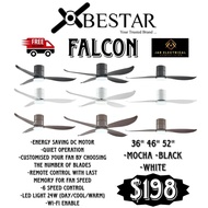 [SG SELLER, INSTALLATION PROMO] BESTAR FALCON 36" 46" 52" DC 2/3/4 Blade Ceiling Fan