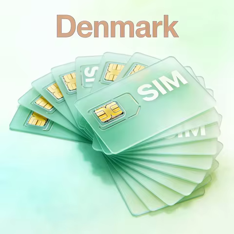 Denmark 4G SIM Card 360MB Data For Elderly/Children Trackers, Pet Locators & Positioning Systems (CJ