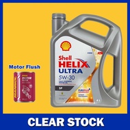 Shell Helix Ultra 5W-30 4L Fully Synthetic Engine Oil 5W30 (with Oil Filter) #CASTROL#PETRONAS#MOBIL