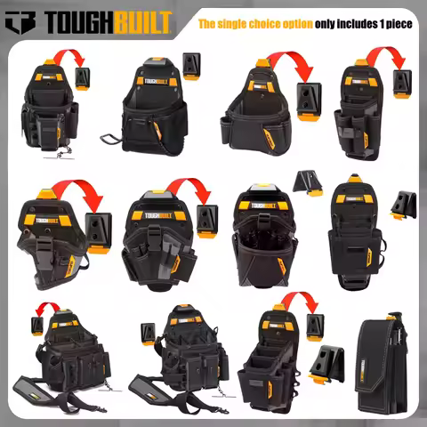 TOUGHBUILT Electrician CarpentryTool Storage Bag Series Wear-Resistant Multi-functional Portable Pra
