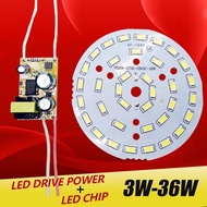 【Worth-Buy】 3w 7w 12w 18w 24w 36w 5730 Smd Light Board Led Lamp Panel For Ceiling Ac 100-265v Led Power Supply Driver