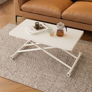 MerryRabbit - 可移動昇降摺疊茶幾餐桌MR-JSZ2063-3 白色