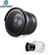 yuan6 Lightdow 58m 0.35x Super Fisheye Wide Angle Lens+Macro lens for 58mm Canon 70D 60D 7D 6D 700D 650D 600D 550D 1100D 18-55mm Lens DSLRs Lenses