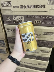 Nước Soda Gừng Ginger Ale Tominaga 350ml - 1 THÙNG 24 LON HSD:31/05/2025