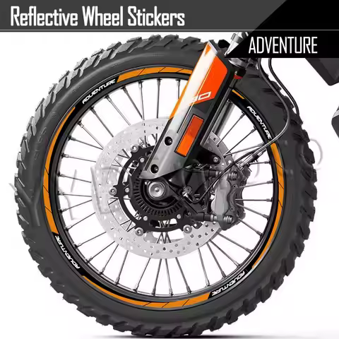 Reflective Motorcycle Accessories Wheel Sticker Hub Decals Rim Tape For R2R SUPER 1290 ADVENTURE Adv