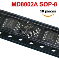 10 Buah Md8002A Sop-8 Md8002 Sop8 Sop 8002A Smd 8002 Chip Penguat