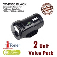 iToner Grade-A Compatible Toner for Fuji Xerox P355 / P355d / P355db / P355df / M355 / M355df (2 Uni