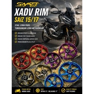 SMRT Racing Forged Aluminium Sport Rim XADV 750 Forged Rim SIZE 15/17 SEKALI SPOCKET PNP ONLY