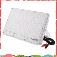 Alligator Clip Included 12V-85V Outdoor LED Flood Light 200W Equivalent IP65 Waterproof Emergency Li